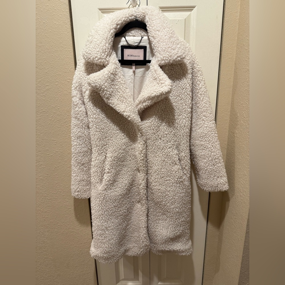 BCBGeneration Cream Teddy Jacket - image 7